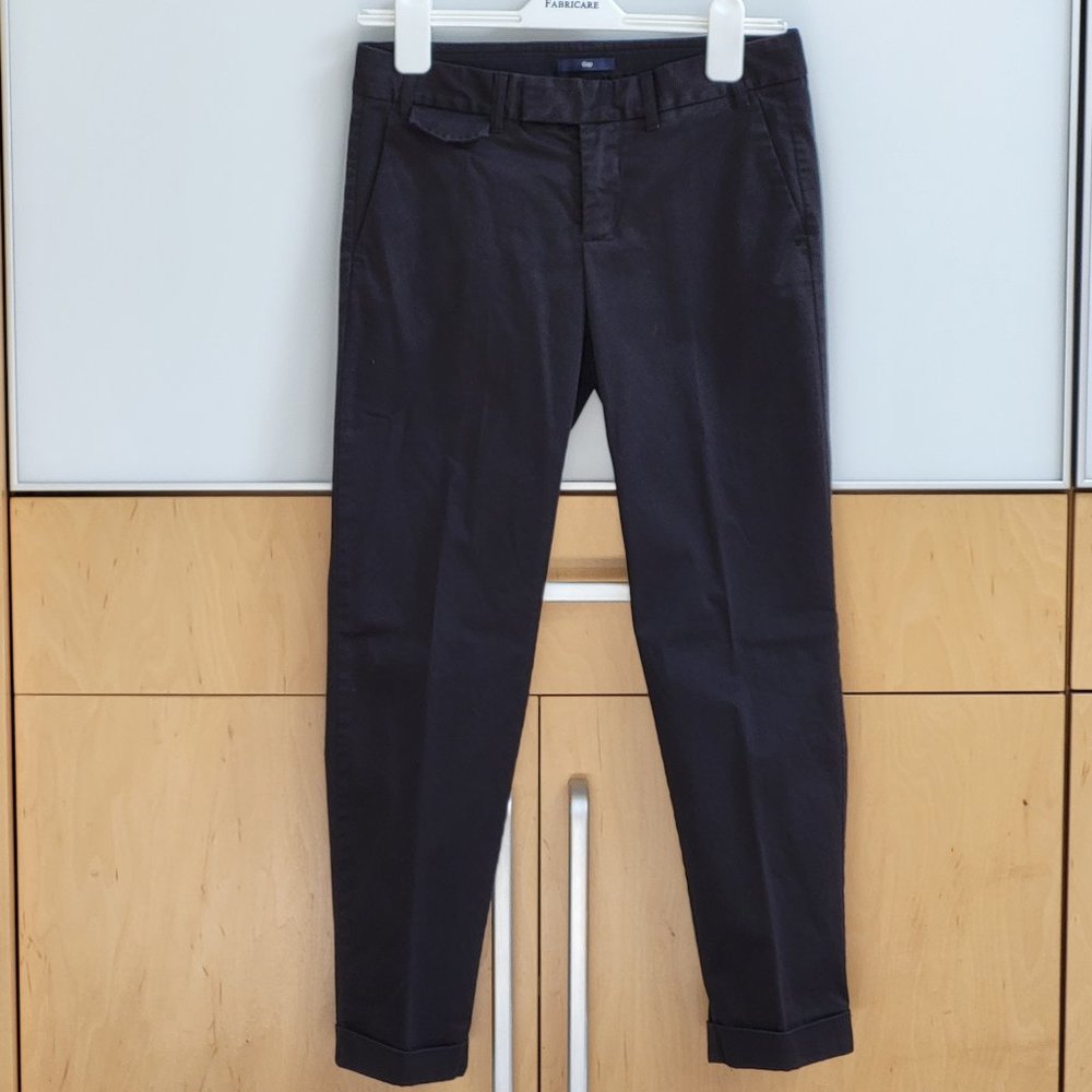 Gap Cuffed Black Pants